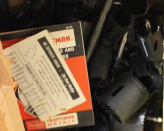 Craftsman Meter drill bits, Circular Cutters Hole Saws
