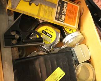 Deal Caliper, Tape Measurers, Square
