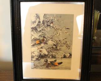 Wildlife Scene Framed