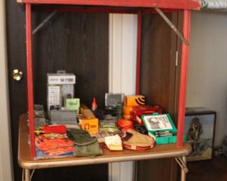 Lantern, Gun Powder Bag, Hunting Items, Walkie Talkie, Misc