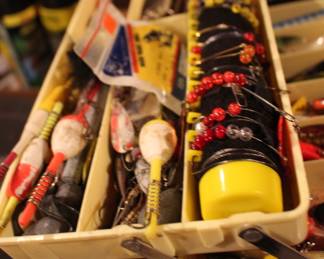 Fishing Bobbers, Fishing Line, Hooks