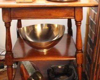 Brushed Chrome Bowl