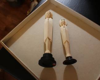 Antique Figures in Ivory Tones