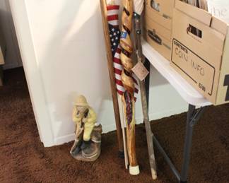 Cane and Figurine