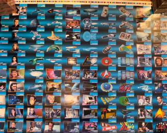 UNCUT STAR TREK CARDS