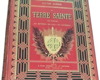 La Terre Sainte by Victor Guérin Set of Two Books, Sold as Set
