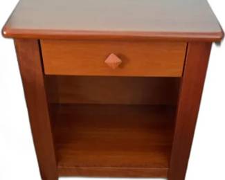 Ligna Wooden Nightstand with Drawer


