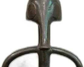 Antique African Bronze Igbo (Niger) Sculpture - 15” Tall


