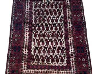 Hand-Knotted Persian Baluch Rug - 5’10” x 3’4”
