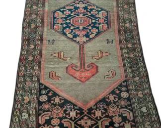 Vintage Hand Knotted Persian Runner Rug - 8’ x 3’5”


