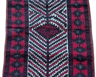 Hand-Knotted Tribal Rug - 50” x 27”


