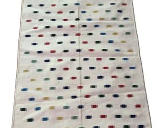 Cotton Dhurrie from Warangal, Andra Pradesh - 6’ x 35”


