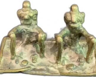 Antique Bronze Figural Sculpture - 1” Tall


