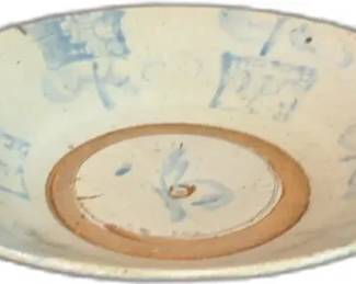 18th Century Antique Chinese Blue & White Porcelain Bowl



