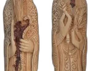 Vintage Emperor and Empress Figurines