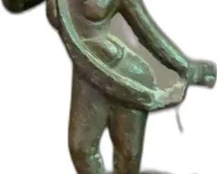 Antique Indian Bronze Radha Figure - 3 1/2” Tall


