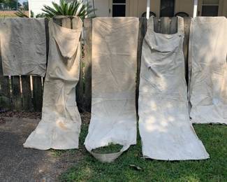 If you where a cotton picker - These are the bags you would fill with cotton while you where a cotton picker!