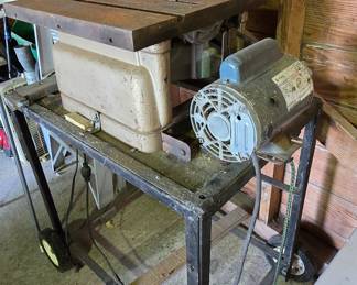 Table Saw in Garage