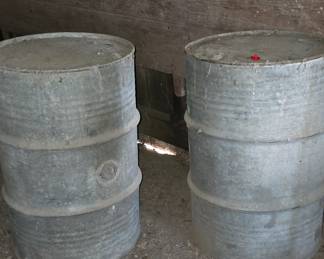 Galvanized Barrels - Barn 2