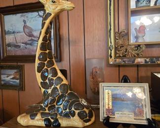Ceramic Giraffe- Thermometer