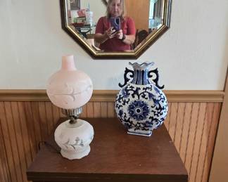 Empty Sewing Cabinet- Wall Mirror