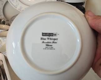 Blue Whisper China Set