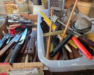 Kitchen Knives and Utensils