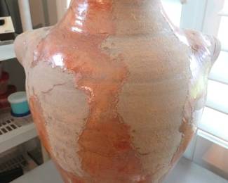 Heavy Terracotta Floor Vase Italy