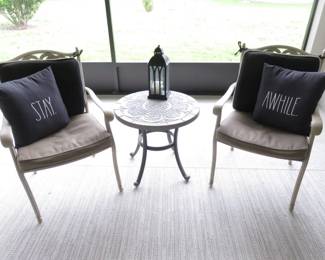Patio Chairs/Small Table Set