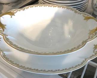 Haviland Limoges France Serving Bowl & Platter