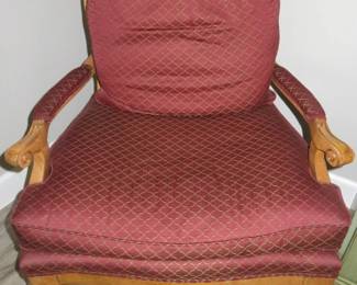 Conway's Burgundy Upholstery Armchair