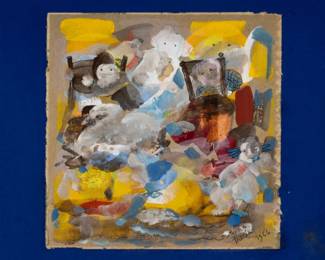 Julia Thecla (Illinois, 1896-1973)
Children & Bear Boy (1966)