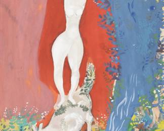 Marc (Moishe Shagal) Chagall (1887-1985)
Femme de Cirqué (Circus Woman) (1960)