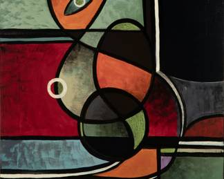 Alexander Corazzo (1908-1971)
Untitled Cubist Influence Abstraction (Mid 20th Century)