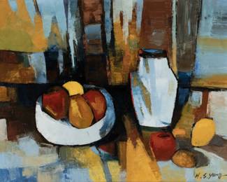 Hsing-Sheng Yang (Taiwan, 1938-2013) oil on canvas