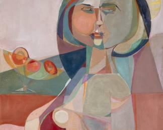 Sally Cook (Born 1932)
Untitled (Portrait of Hope) (Circa 1963)
