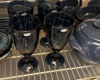 Lots of VINTAGE Glassware ALL over this house