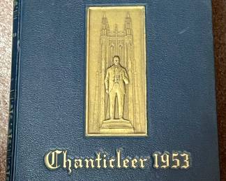 DUKE UNIVERSITY 1953 “THE CHANTICLEER” YEARBOOK 
