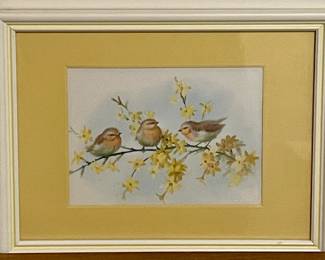 FRAMED BIRDS PRINT