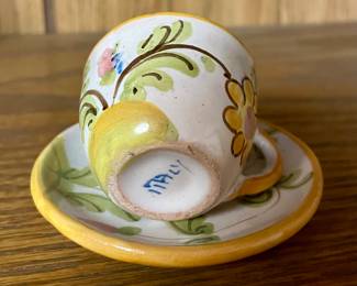 ITALY - DEMITASSE CUP/SAUCER