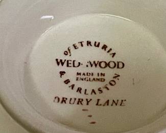 WEDGWOOD DRURY LANE CUP/SAUCER