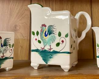 ANTIQUE CREAMER/SUGAR/PITCHER