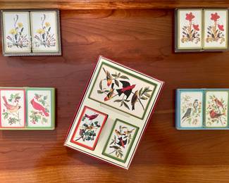 VINTAGE PLAYING CARD SETS