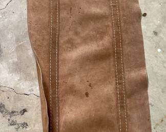 LEATHER FIREWOOD CARRIER 