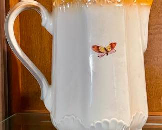 ANTIQUE BIRD PITCHER