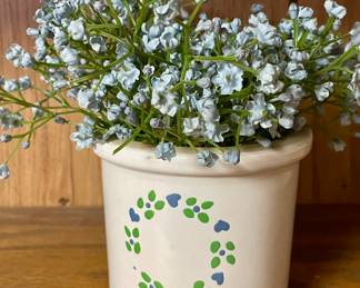 VINTAGE CONCORD CROCK W/FLORAL