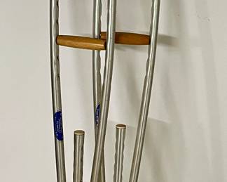 Vintage Crutches from McLarty Drug