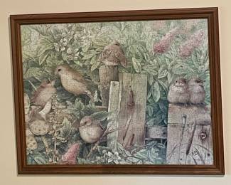 FRAMED COMPLETED PUZZLE