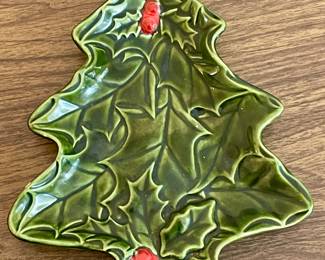 VINTAGE CERAMIC TREE DISH