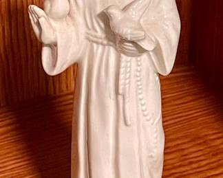 PORCELAIN MONK FIGURE MADE IN GERMANY